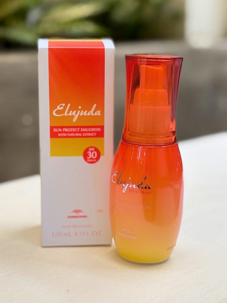 Milbon Elujuda Sun Protect Emulsion SPF30 / PA+++ 120mL〈Hair Treatment/Scalp Sunscreen〉